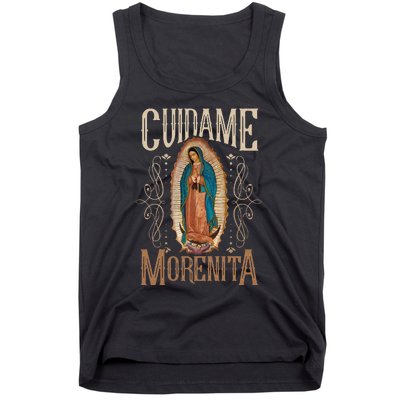 Virgen De Guadalupe. Cuídame Morenita Vintage Design Tank Top