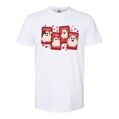 ValentineS Day Ghost Be My Boo Softstyle CVC T-Shirt