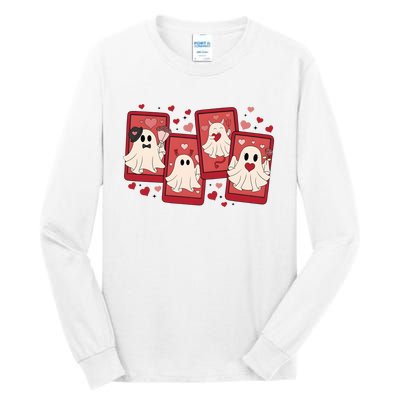 ValentineS Day Ghost Be My Boo Tall Long Sleeve T-Shirt