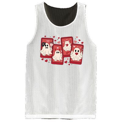 ValentineS Day Ghost Be My Boo Mesh Reversible Basketball Jersey Tank