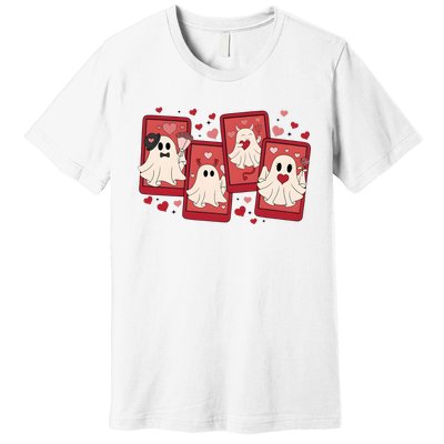 ValentineS Day Ghost Be My Boo Premium T-Shirt