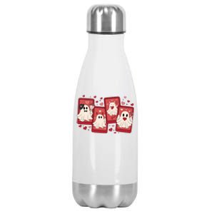 ValentineS Day Ghost Be My Boo Stainless Steel Insulated Water Bottle