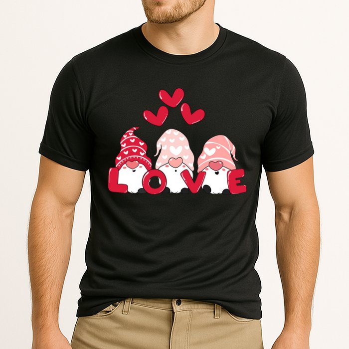 Valentines Day Gnomes Cooling Performance Crew T-Shirt