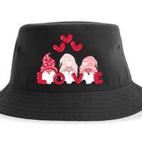 Valentines Day Gnomes Sustainable Bucket Hat