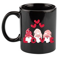 Valentines Day Gnomes 11oz C Handle Ceramic Mug