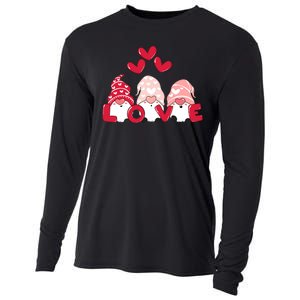 Valentines Day Gnomes Cooling Performance Long Sleeve Crew