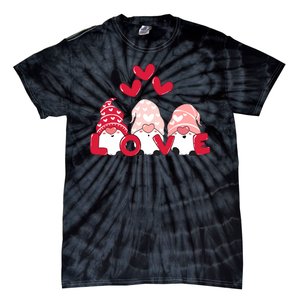 Valentines Day Gnomes Tie-Dye T-Shirt