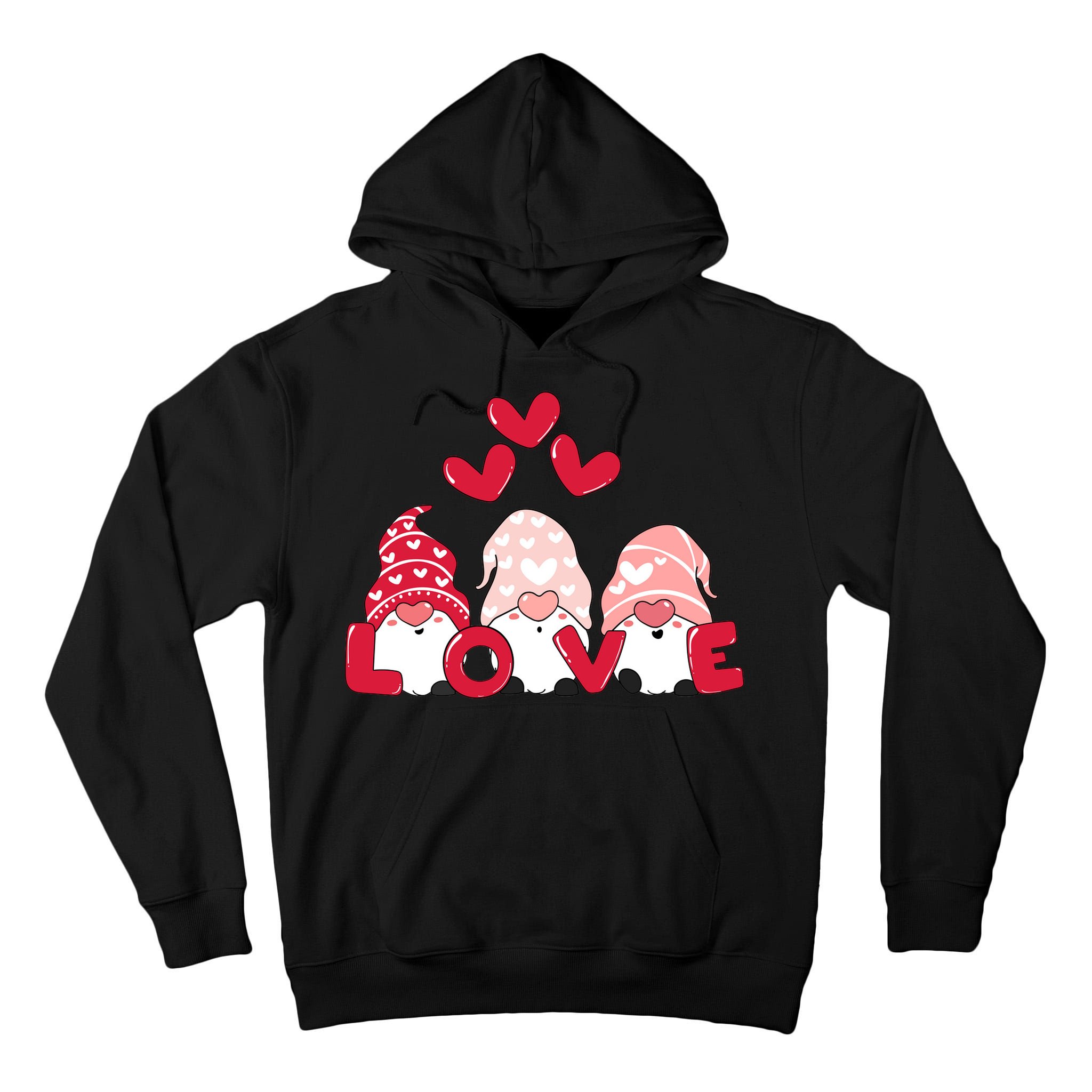 Valentines Day Gnomes Tall Hoodie