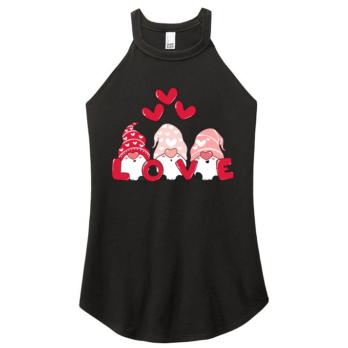 Valentines Day Gnomes Women's Perfect Tri Rocker Tank