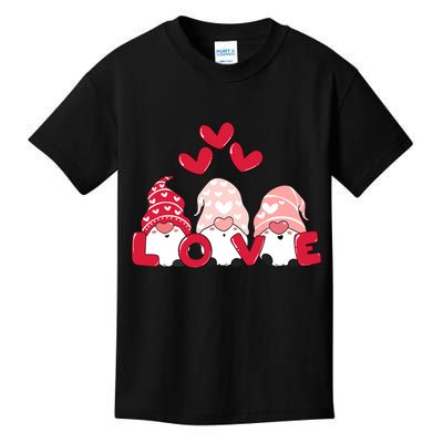 Valentines Day Gnomes Kids T-Shirt