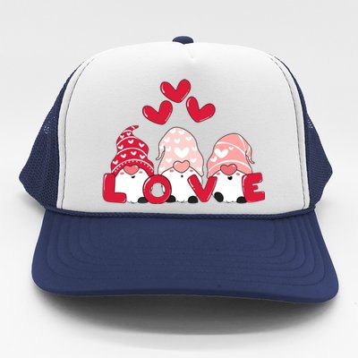 Valentines Day Gnomes Trucker Hat