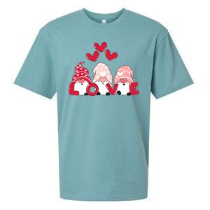 Valentines Day Gnomes Sueded Cloud Jersey T-Shirt