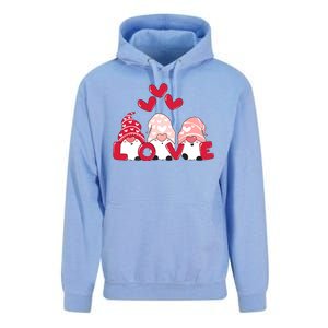 Valentines Day Gnomes Unisex Surf Hoodie