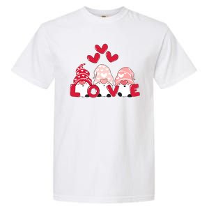 Valentines Day Gnomes Garment-Dyed Heavyweight T-Shirt