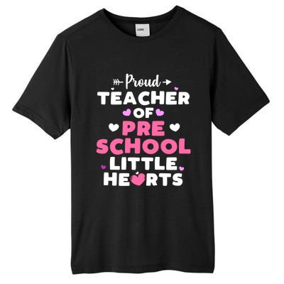 Valentines Day Gift For Teacher Preschool Teacher Funny Gift Tall Fusion ChromaSoft Performance T-Shirt