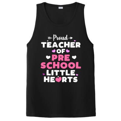 Valentines Day Gift For Teacher Preschool Teacher Funny Gift PosiCharge Competitor Tank