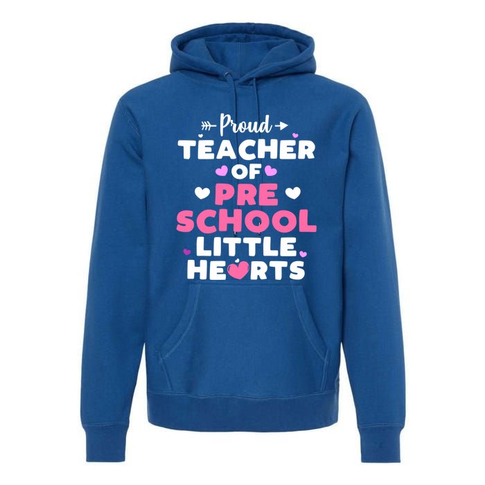 Valentines Day Gift For Teacher Preschool Teacher Funny Gift Premium Hoodie