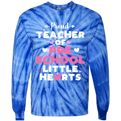 Valentines Day Gift For Teacher Preschool Teacher Funny Gift Tie-Dye Long Sleeve Shirt