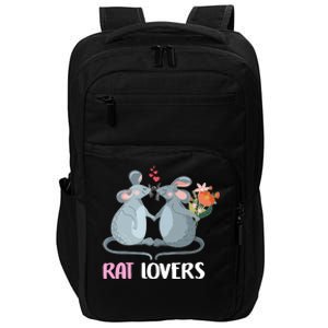 Valentine Day Gift Funny Rat Gift For Rat Lovers Gift Impact Tech Backpack