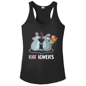 Valentine Day Gift Funny Rat Gift For Rat Lovers Gift Ladies PosiCharge Competitor Racerback Tank