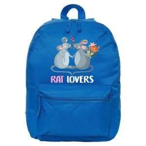 Valentine Day Gift Funny Rat Gift For Rat Lovers Gift 16 in Basic Backpack