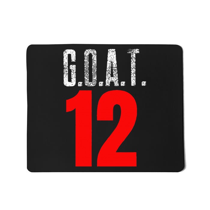 Vintage Distressed Goat 12 Mousepad