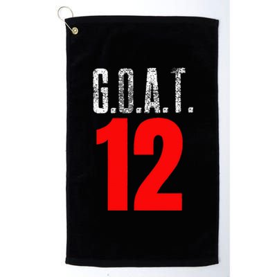 Vintage Distressed Goat 12 Platinum Collection Golf Towel