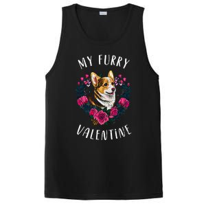 Valentine's Day Gift Corgi Dog Valentine Meaningful Gift PosiCharge Competitor Tank