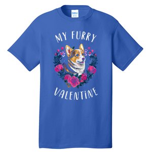 Valentine's Day Gift Corgi Dog Valentine Meaningful Gift Tall T-Shirt