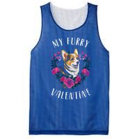 Valentine's Day Gift Corgi Dog Valentine Meaningful Gift Mesh Reversible Basketball Jersey Tank