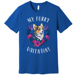 Valentine's Day Gift Corgi Dog Valentine Meaningful Gift Premium T-Shirt