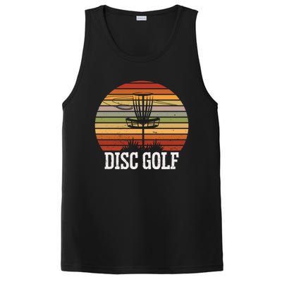 Vintage Disc Golf Basket Frisbee Gift PosiCharge Competitor Tank