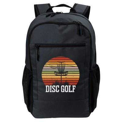 Vintage Disc Golf Basket Frisbee Gift Daily Commute Backpack