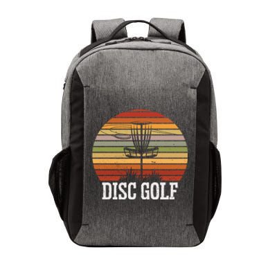 Vintage Disc Golf Basket Frisbee Gift Vector Backpack