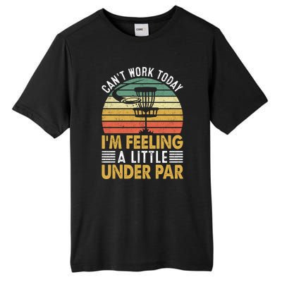 Vintage Disc Golf I'm Feeling A Little Under Par Golfing Basket Tall Fusion ChromaSoft Performance T-Shirt