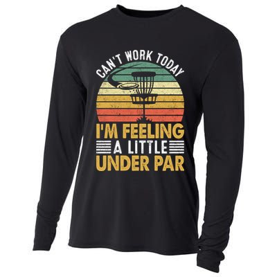 Vintage Disc Golf I'm Feeling A Little Under Par Golfing Basket Cooling Performance Long Sleeve Crew
