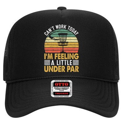 Vintage Disc Golf I'm Feeling A Little Under Par Golfing Basket Trucker Hat