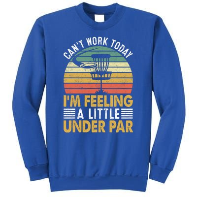 Vintage Disc Golf I'm Feeling A Little Under Par Golfing Basket Sweatshirt