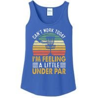 Vintage Disc Golf I'm Feeling A Little Under Par Golfing Basket Ladies Essential Tank