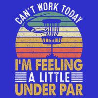Vintage Disc Golf I'm Feeling A Little Under Par Golfing Basket Baby Bodysuit