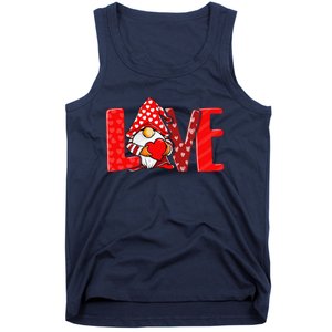 Valentines Day Gnome Love Funnys Love Tank Top