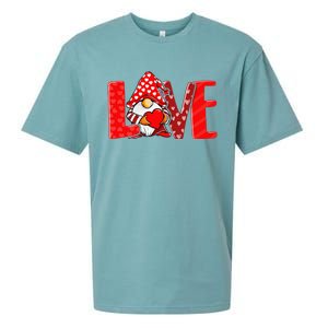 Valentines Day Gnome Love Funnys Love Sueded Cloud Jersey T-Shirt