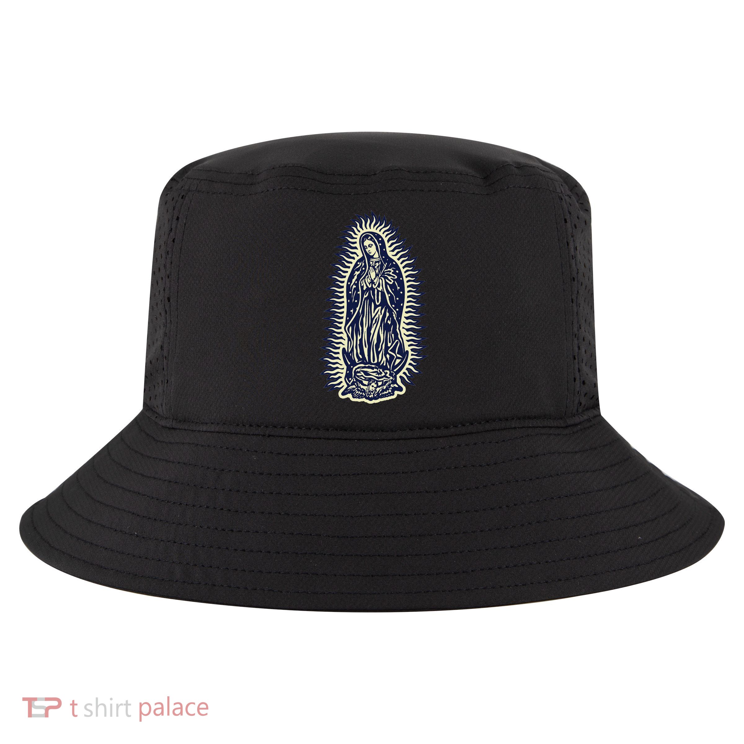 Virgen De Guadalupe. Mother Mary Virgin Mother. Christian. Cool Comfort Performance Bucket Hat