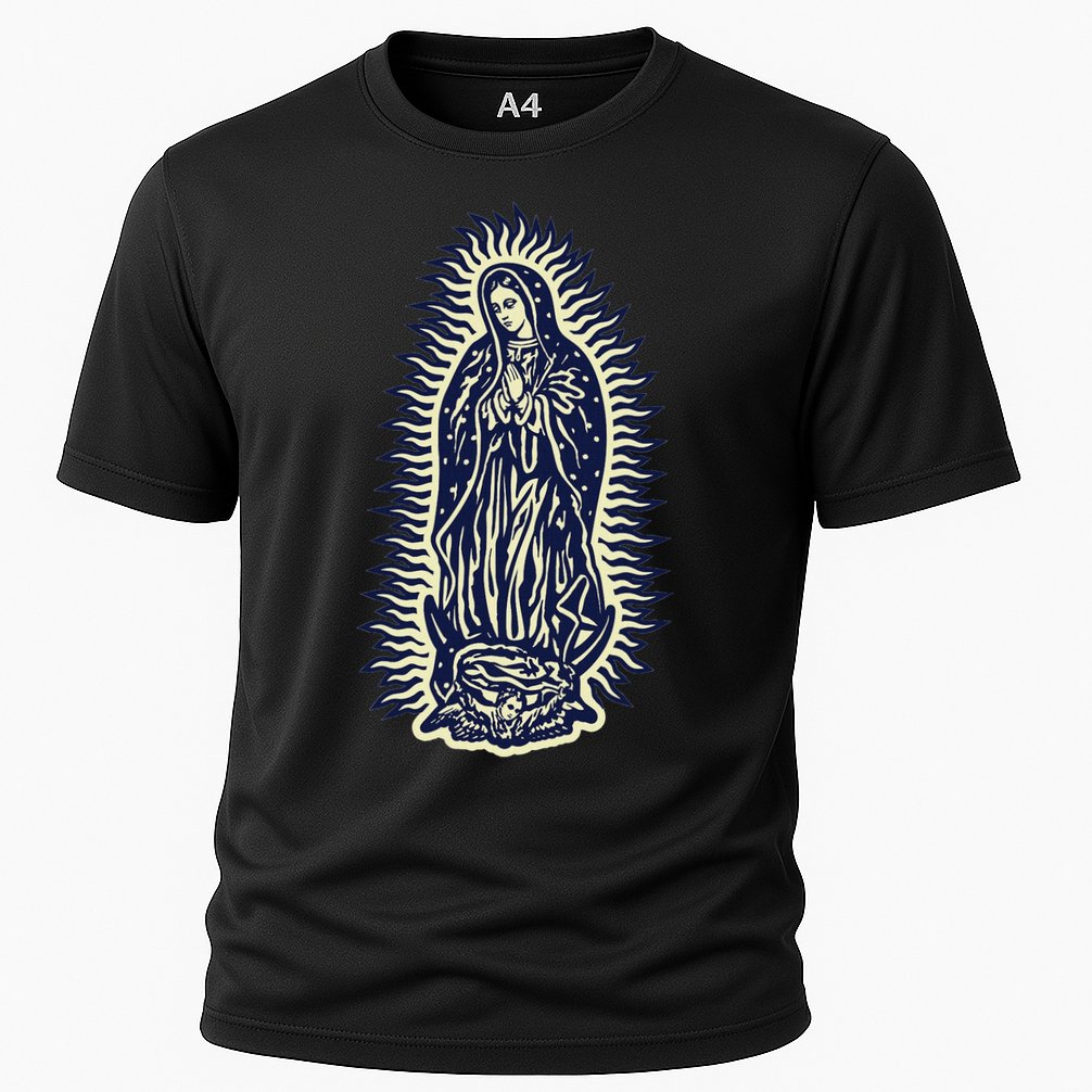 Virgen De Guadalupe. Mother Mary Virgin Mother. Christian. Cooling Performance Crew T-Shirt