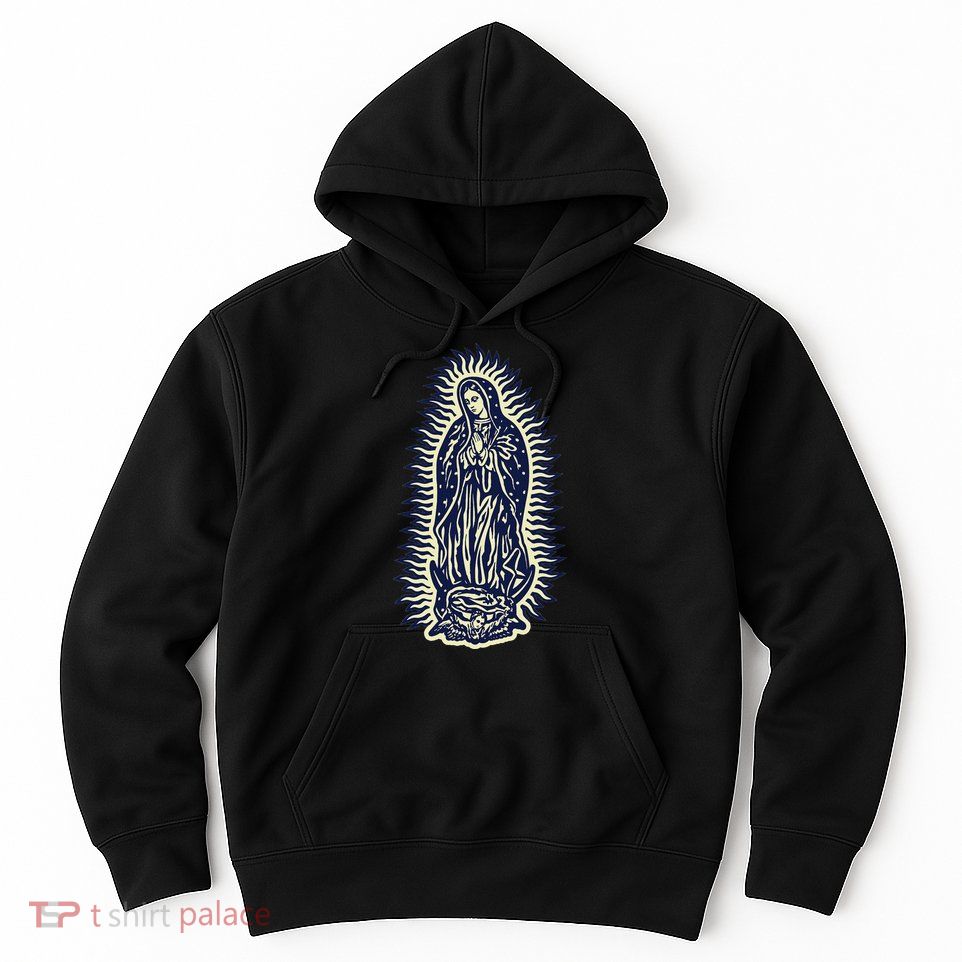 Virgen De Guadalupe. Mother Mary Virgin Mother. Christian. Hoodie