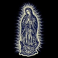 Virgen De Guadalupe. Mother Mary Virgin Mother. Christian. Flatbill Hat