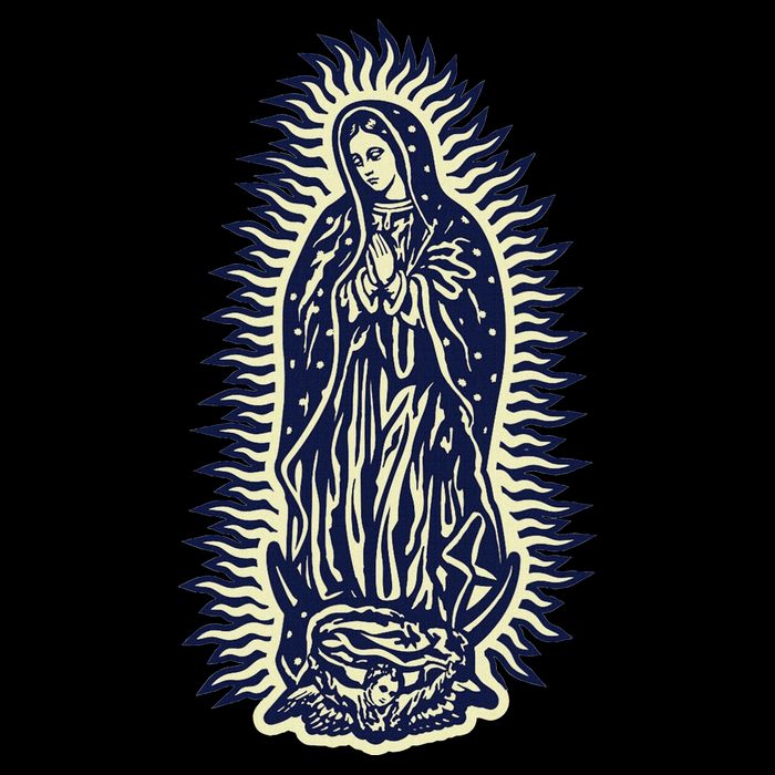 Virgen De Guadalupe. Mother Mary Virgin Mother. Christian. Flatbill Hat