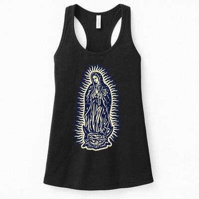 Virgen De Guadalupe. Mother Mary Virgin Mother. Christian. Womens Tank Top