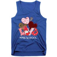 Valentine's Day Gnome Love Preschool Teacher Funny Funny Gift Cool Gift Tank Top