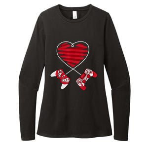 Valentines Day Gamer Shirt Controller Kids Boys Valentine Womens CVC Long Sleeve Shirt